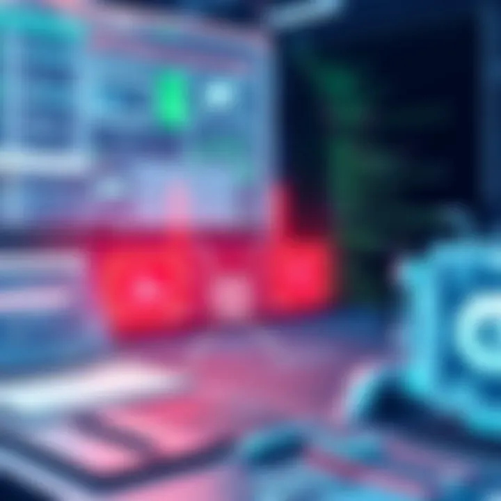 Trends in digital transformation showcasing futuristic tools