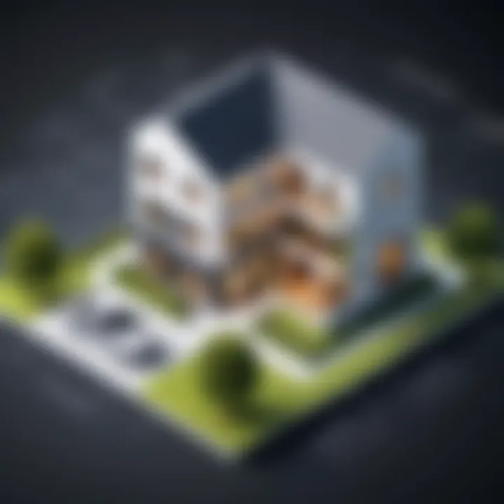 A conceptual diagram illustrating the relationship between property owners and tenants