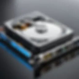 Diagram illustrating hard drive mirroring architecture