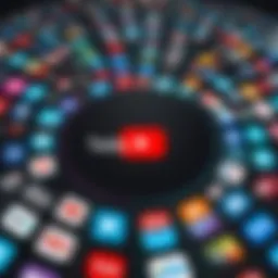 Visual representation of YouTube revenue sources