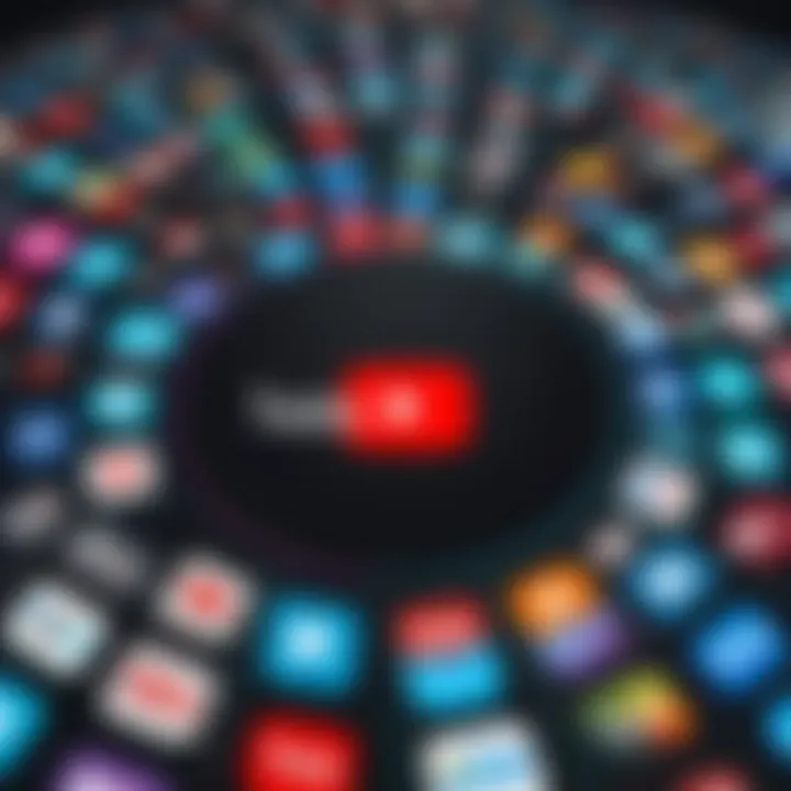 Visual representation of YouTube revenue sources