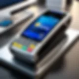 A sleek PayPal Business POS terminal in a retail setting