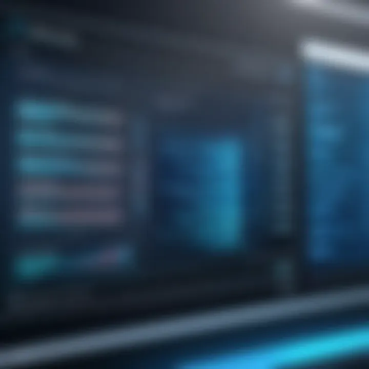 Futuristic concept of database GUI innovations