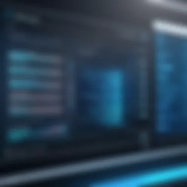 Innovations in Database GUIs Futuristic concept of database GUI innovations