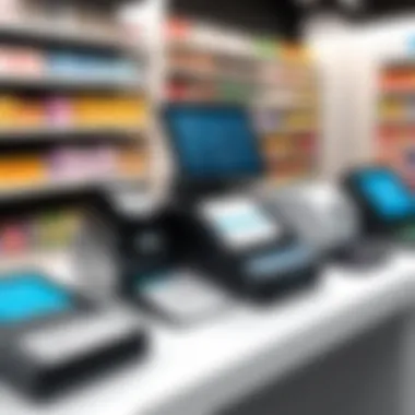 Point-of-Sale Innovation Modern retail point-of-sale system showcasing a sleek interface