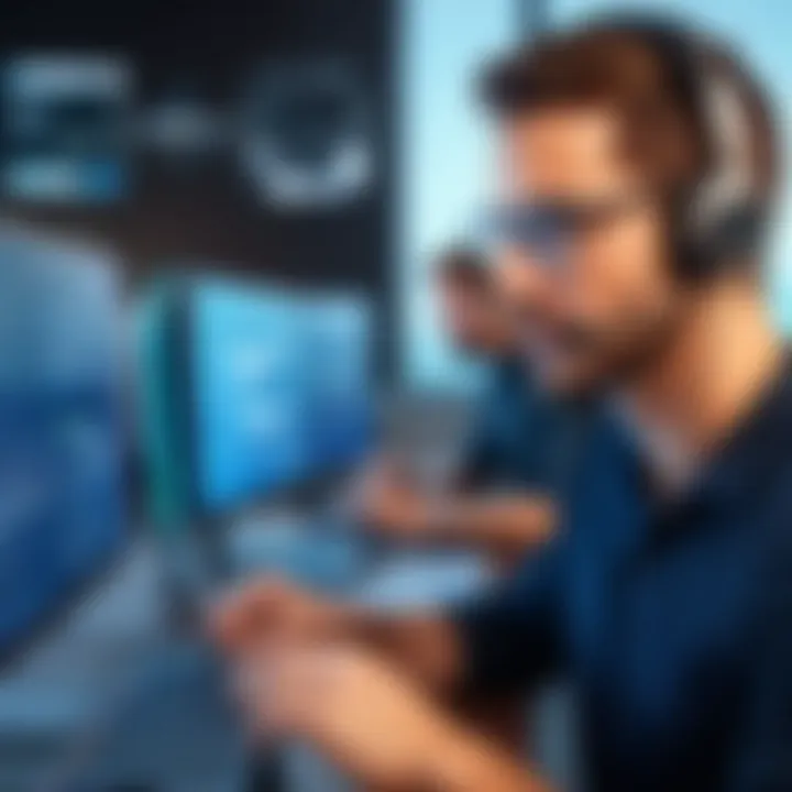 Illustration showing common customer support issues