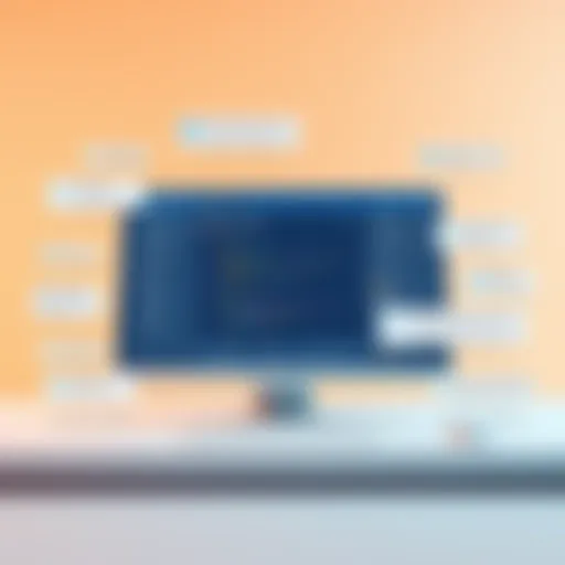 Visual representation of Sales Navigator interface showcasing key features