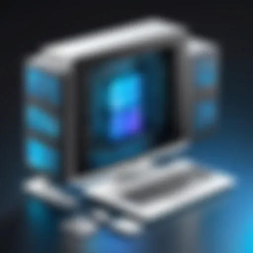 A diagram illustrating the architecture of Virtual Desktop Infrastructure.