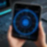 Visual representation of predictive dialing technology in action