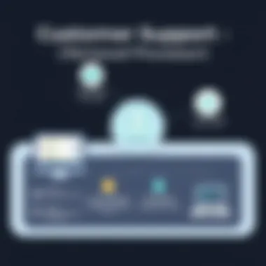 Chart depicting customer support role in renewal