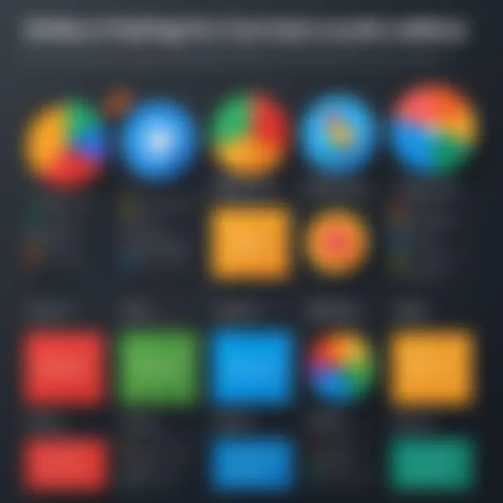 Comparative chart of Zoho versus other software solutions