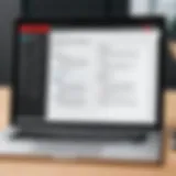 Adobe software interface displaying PDF features