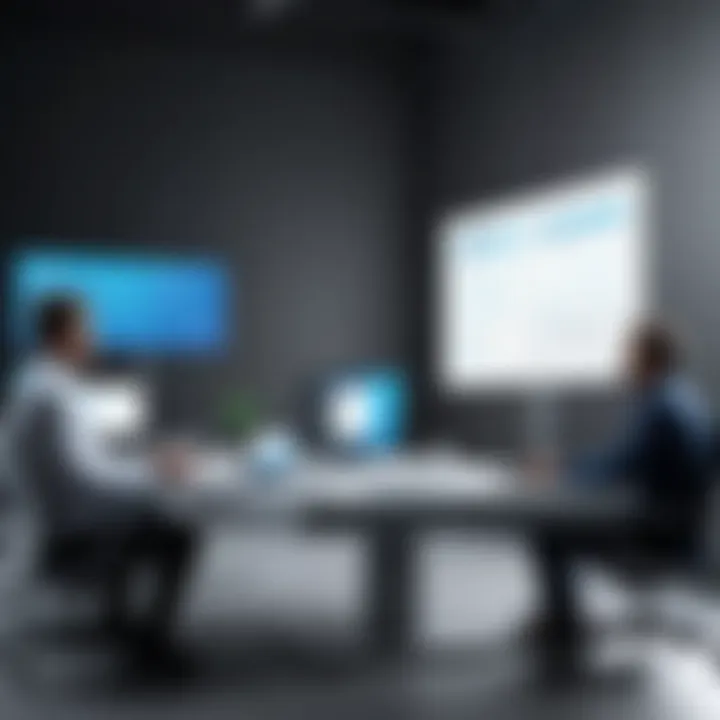 A comparison chart of various virtual meeting platforms