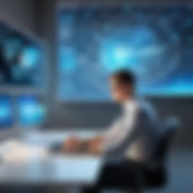 Futuristic Trends in Work Time Management A futuristic representation of time management trends