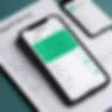 User interface of zipmoney app showcasing features