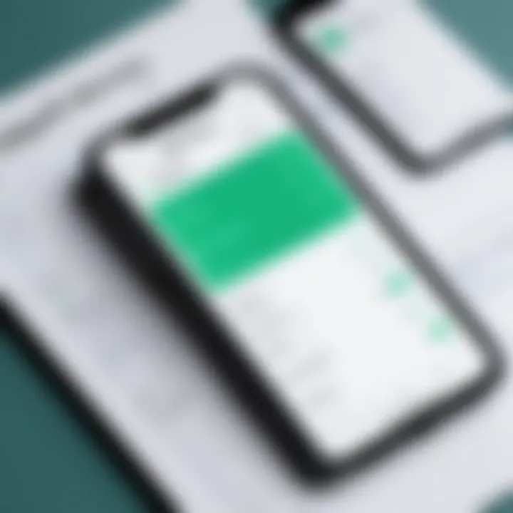 User interface of zipmoney app showcasing features